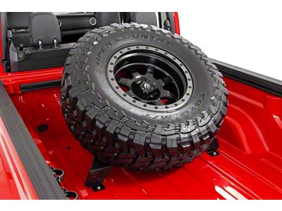Rough Country Bed Mounted Tire Carrier (20-25 Jeep Gladiator JT)