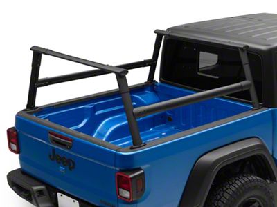Rough Country Bed Rack; Matte Black (20-25 Jeep Gladiator JT)