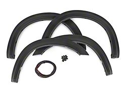 Rough Country Flex-Fit Front and Rear Floor Mats; Black (20-25 Jeep Gladiator JT w/ Rear Under Seat Storage)