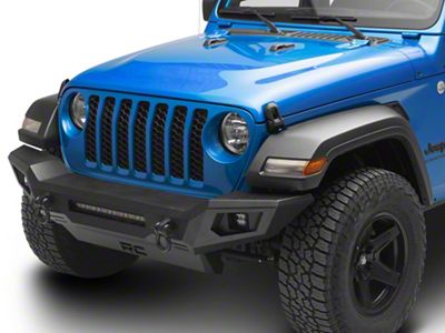 Rough Country Full-Width Front Bumper; Satin Black (20-25 Jeep Gladiator JT)