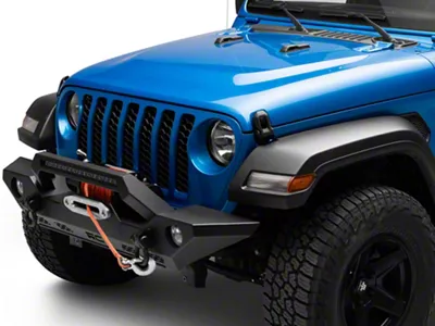 Rough Country Full Width LED Winch Front Bumper (20-25 Jeep Gladiator JT)