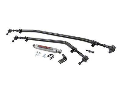 Rough Country HD High Steering Kit with Premium N3 Steering Stabilizer for 0 to 6-Inch Lift (20-25 Jeep Gladiator JT)