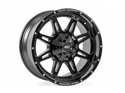 Rough Country 94 Series Matte Black Wheel; 20x10; -18mm Offset (20-25 Jeep Gladiator JT)