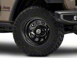 Rough Country Steel Gloss Black Wheel; 17x9; -12mm Offset (20-25 Jeep Gladiator JT)