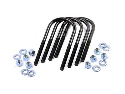 Rough Country Suspension Universal Round U-Bolt Kit; 17 x 4.0625-Inch; 3/4-Inch Thread Size