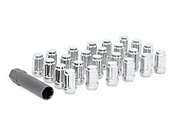 Rough Country Chrome 6-Spline Lug Nut Kit; 1/2x20; Set of 24 (93-10 Jeep Grand Cherokee ZJ, WJ & WK)