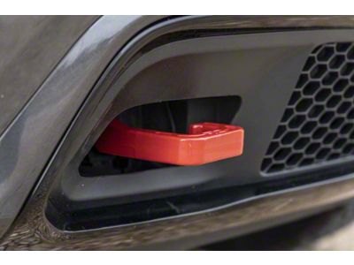 Rough Country Forged Tow Hooks; Red (15-21 Jeep Grand Cherokee WK2)