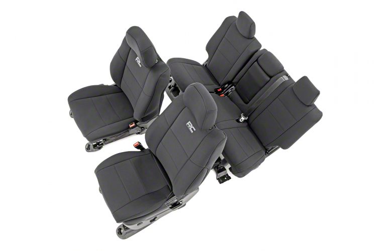 thumbnail image 2 of 14-Piece Beige Seat Cover Set For Jeep Grand Cherokee 2011-2019 - Synthetic Leather, Waterproof 2 of 4