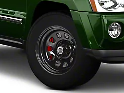 Rough Country Steel Gloss Black Wheel; 17x9; -12mm Offset (05-10 Jeep Grand Cherokee WK, Excluding SRT8)