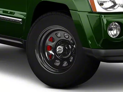 Rough Country Steel Gloss Black Wheel; 17x9; -12mm Offset (05-10 Jeep Grand Cherokee WK, Excluding SRT8)