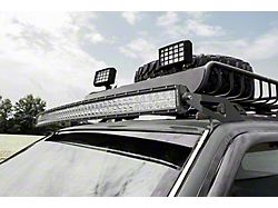 Rough Country Suspension Upper Windshield Light Mounts for 50-Inch Curved LED Light Bar (93-98 Jeep Grand Cherokee ZJ)