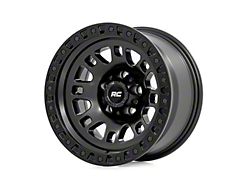 Rough Country 79 Series Semi Gloss Black with Bronze Ring Wheel; 17x8.5; 0mm Offset (11-21 Jeep Grand Cherokee WK2)