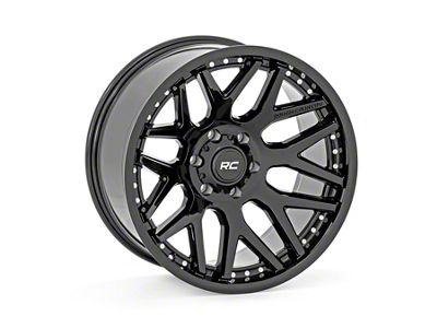 Rough Country 95 Series Gloss Black Wheel; 20x10; -19mm Offset (11-21 Jeep Grand Cherokee WK2)