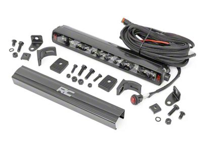 Rough Country Suspension 12-Inch Spectrum Series Single Row LED Light Bar; Spot/Flood Beam (Universal; Some Adaptation May Be Required)