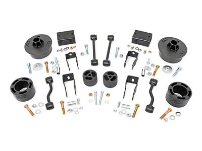 Rough Country 2.50-Inch Suspension Lift Kit with Coil Spring Spacers (24-25 Jeep Wrangler JL)