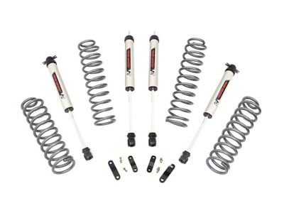 Rough Country 2.50-Inch Suspension Lift Kit with V2 Monotube Shocks (07-18 Jeep Wrangler JK 4-Door)