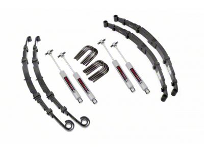Rough Country 2.50-Inch Suspension Lift Kit with Premium N3 Shocks (76-86 Jeep CJ5 & CJ7)