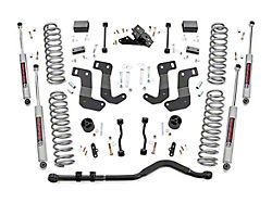 Rough Country Suspension 3.50-Inch Control Arm Drop Suspension Lift Kit with Premium N3 Shocks (18-26 Jeep Wrangler JL 2-Door)