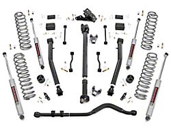 Rough Country Suspension 3.50-Inch Suspension Lift Kit with Adjustable Control Arms and Premium N3 Shocks; Stage 2 (18-23 2.0L or 3.6L Jeep Wrangler JL 4-Door, Excluding Rubicon)