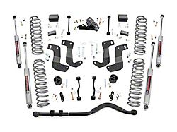 Rough Country Suspension 3.50-Inch Control Arm Drop Suspension Lift Kit with Premium N3 Shocks (24-25 2.0L or 3.6L Jeep Wrangler JL 4-Door, Excluding 4xe & Rubicon)