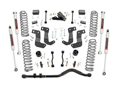 Rough Country Suspension 3.50-Inch Suspension Lift Kit with M1 Monotube Shocks (24-25 Jeep Wrangler JL 4xe)