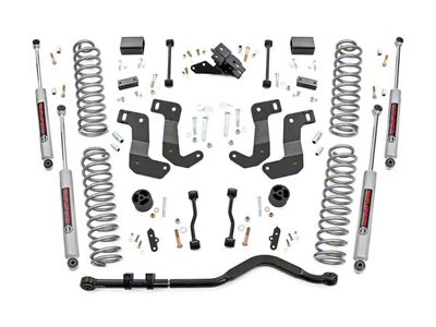 Rough Country Suspension 3.50-Inch Suspension Lift Kit with Premium N3 Shocks (24-25 Jeep Wrangler JL 4xe)