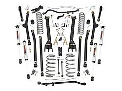 Rough Country Suspension 4-Inch Long Arm Suspension Lift Kit with V2 Monotube Shocks (97-06 Jeep Wrangler TJ, Excluding Unlimited)