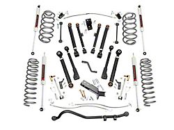 Rough Country Suspension 4-Inch X-Series Suspension Lift Kit with M1 Monotube Shocks (97-06 Jeep Wrangler TJ)