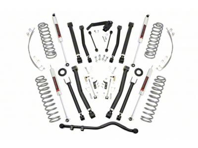 Rough Country 4-Inch X-Series Suspension Lift Kit with M1 Monotube Shocks (07-18 Jeep Wrangler JK 2-Door)