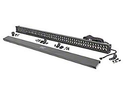Rough Country Suspension 50-Inch Black Series White DRL Dual Row Straight LED Light Bar; Flood/Spot Combo Beam (Universal; Some Adaptation May Be Required)