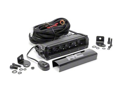 Rough Country Suspension 6-Inch Black Series LED Light Bar; Spot Beam (Universal; Some Adaptation May Be Required)