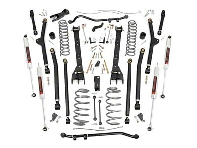 Rough Country 6-Inch Long Arm Suspension Lift Kit with M1 Monotube Shocks (97-06 Jeep Wrangler TJ, Excluding Unlimited)