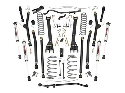 Rough Country 6-Inch Long Arm Suspension Lift Kit with V2 Monotube Shocks (97-06 Jeep Wrangler TJ, Excluding Unlimited)