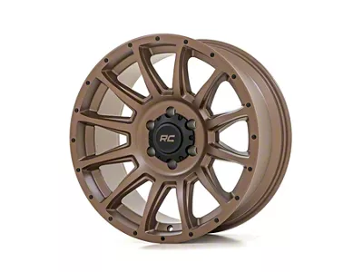 Rough Country 90 Series Bronze Wheel; 18x9; -12mm Offset (18-25 Jeep Wrangler JL)