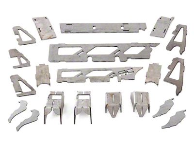 Rough Country Suspension Dana 30 Front Axle Truss and Gusset Kit (07-18 Jeep Wrangler JK, Excluding Rubicon)