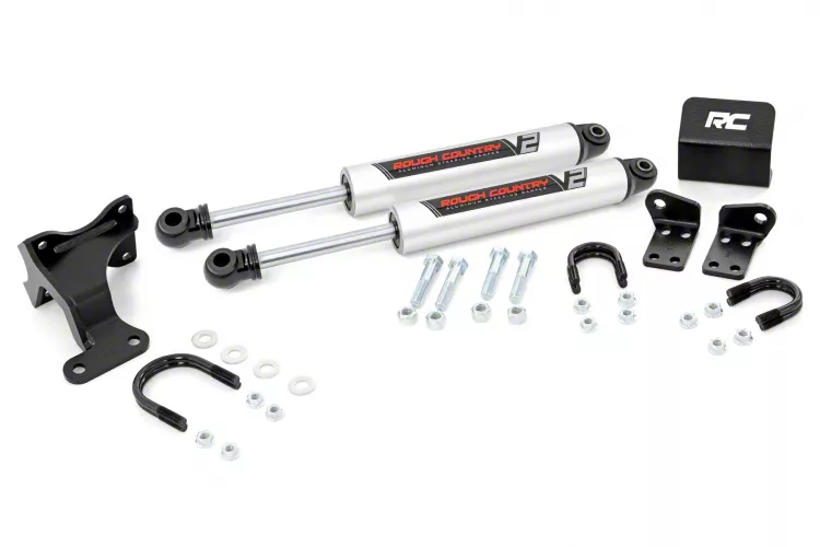 Rough Country Offroad Jeep Wrangler Dual V2 Steering