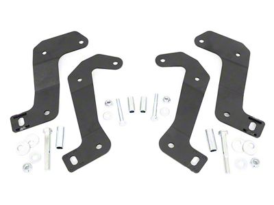 Rough Country Front Control Arm Relocation Brackets (18-25 Jeep Wrangler JL)