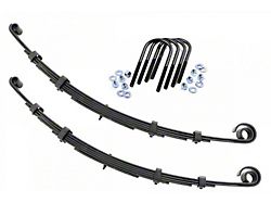 Rough Country Suspension Front Leaf Springs for 2.50-Inch Lift (76-86 Jeep CJ7)
