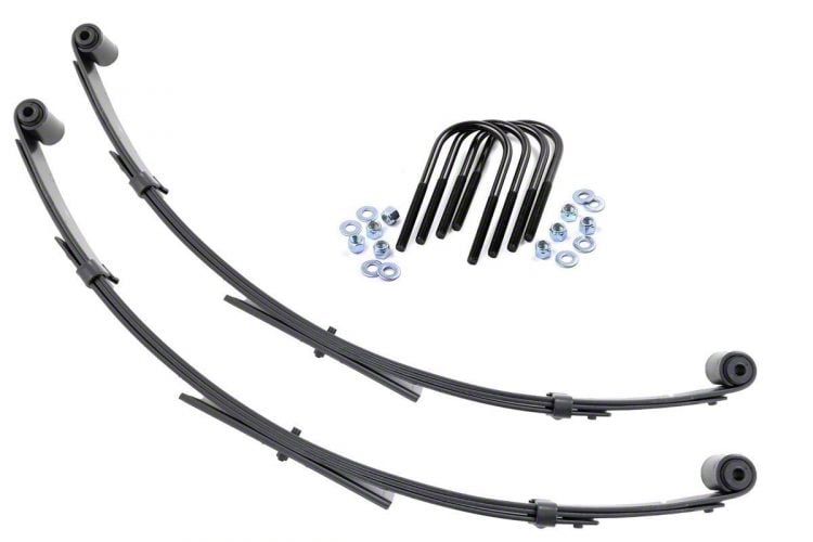 Zone Offroad Jeep Wrangler 2 in. Single Leaf Spring - Front