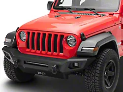 Rough Country Full-Width Front Bumper; Satin Black (18-24 Jeep Wrangler JL)