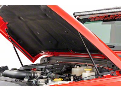 Rough Country Hydraulic Hood Assist (18-25 Jeep Wrangler JL, Excluding Rubicon 392)
