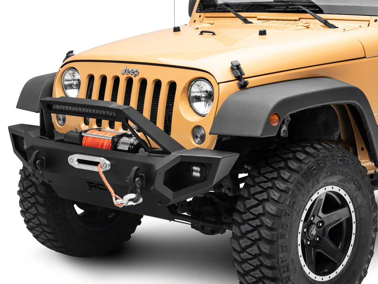 Rough Country Jeep Wrangler Full Width Trail Front Bumper