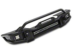 Rough Country Tubular Winch Front Bumper; Satin Black (07-18 Jeep Wrangler JK)