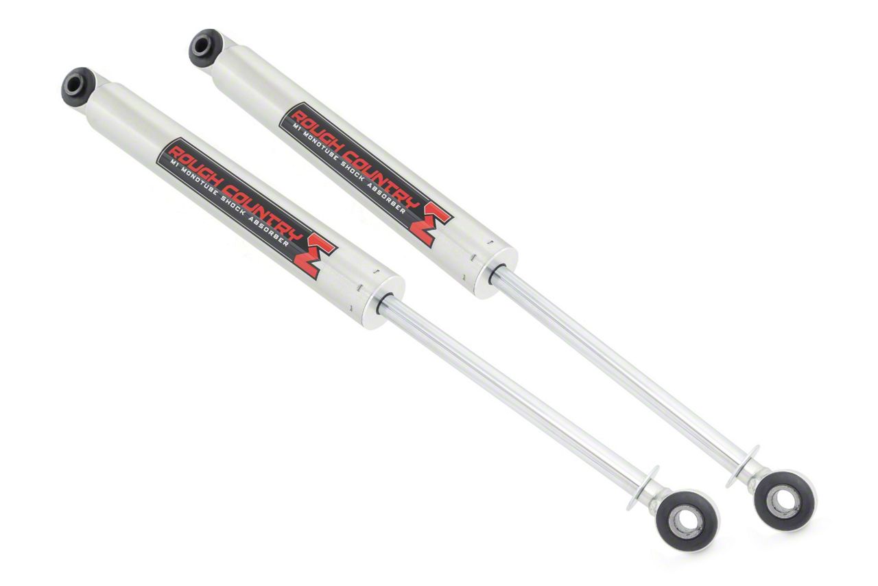 Rough Country Jeep Wrangler M1 Monotube Front Shocks for 0 to 1.50Inch Lift 770808_A (1824