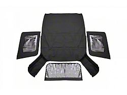 Rough Country Replacement Soft Top; Black Denim (07-09 Jeep Wrangler JK 2-Door)