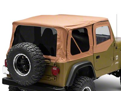 Rough Country Replacement Soft Top; Spice (97-06 Jeep Wrangler TJ w/ Half Doors, Excluding Unlimited)