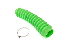 Rough Country Suspension Shock Boot; Hot Green
