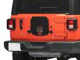 Rough Country Spare Tire Relocation Bracket (18-26 Jeep Wrangler JL w/o Rear Proximity Sensors)