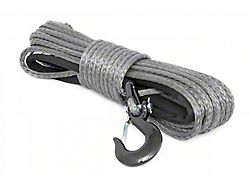 Rough Country Synthetic Winch Rope; Gray 