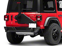 Rough Country Trail Rear Bumper with Tire Carrier (18-25 Jeep Wrangler JL)
